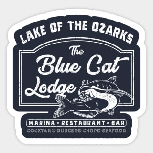 The Blue Cat Lodge Sticker